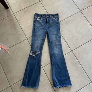 American eagle flare jeans